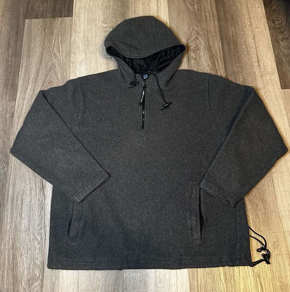 Old Navy Vintage Quarter-Zip Fleece Pullover Hoodie No Tag Medium/Large